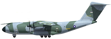 Profil couleur du Airbus Military A400M