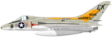 Profil couleur du Douglas F4D Skyray