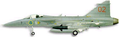 Profil couleur du Saab JAS 39 Gripen