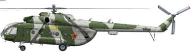 Profil couleur du Mil Mi-8 'Hip'