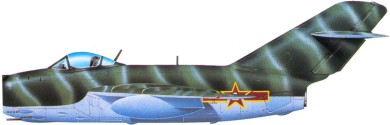 Profil couleur du Mikoyan-Gurevich MiG-15 'Fagot'