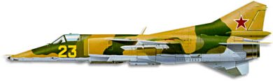 Profil couleur du Mikoyan-Gurevich MiG-27  'Flogger'