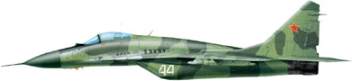 Profil couleur du Mikoyan MiG-29 'Fulcrum'