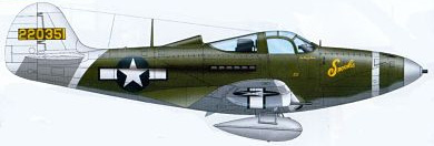 Profil couleur du Bell P-39 Airacobra