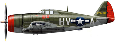 Profil couleur du Republic P-47 Thunderbolt