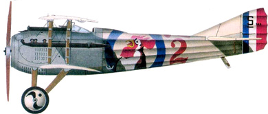 Profil couleur du SPAD S.VII 
