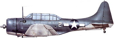Profil couleur du Douglas SBD Dauntless