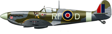 Profil couleur du Supermarine Spitfire