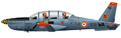 Profil couleur du Socata TB.30 Epsilon