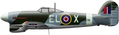 Profil couleur du Hawker Typhoon