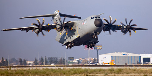 Photographie du Airbus Military A400M