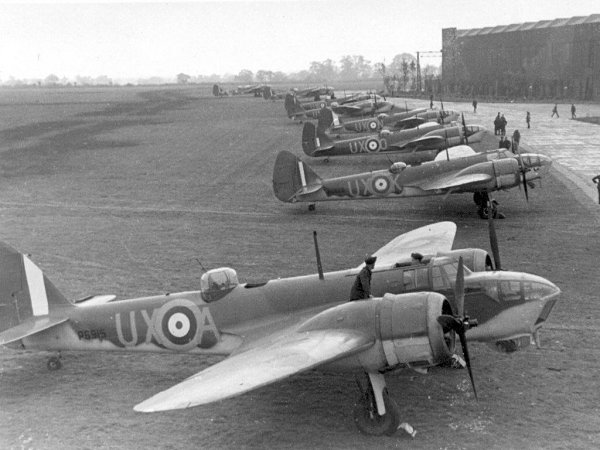 Photographie du Bristol  Blenheim