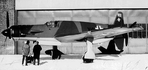 Photographie du Dornier Do 335 Pfeil