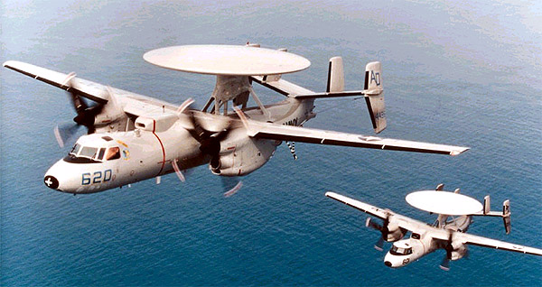 Photographie du Grumman E-2 Hawkeye