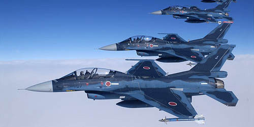 Photographie du Mitsubishi F-2