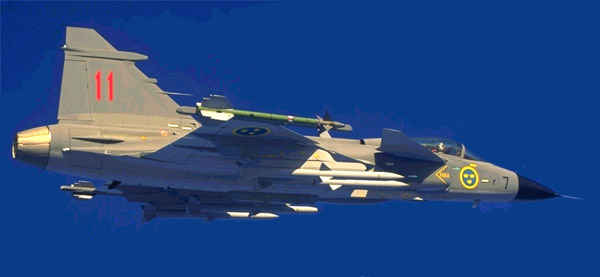 Photographie du Saab JAS 39 Gripen