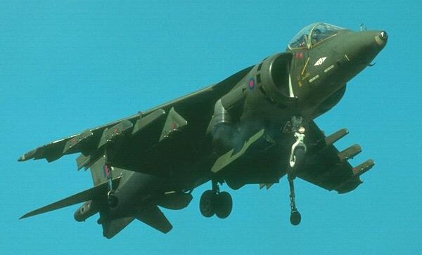 Photographie du Hawker-Siddeley Harrier