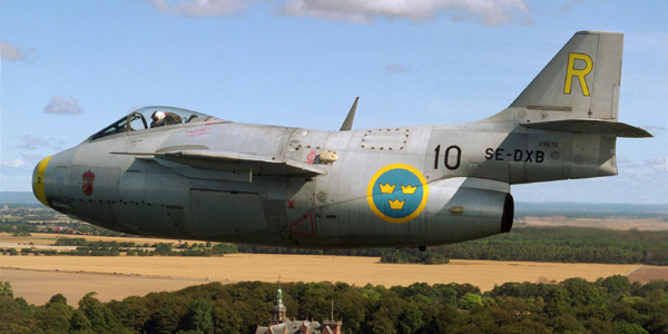 Photographie n°2 du Saab J29 Tunnan