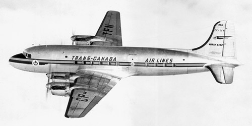 Photographie du Canadair CL-2/DC-4M North Star