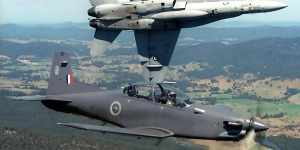 Photographie du Pilatus PC-9