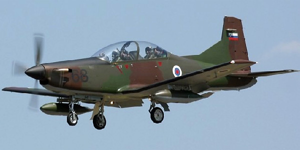 Photographie du Pilatus PC-9