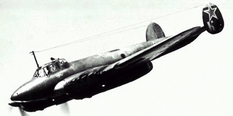 Photographie du Petlyakov Pe-2 