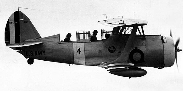 Photographie du Curtiss SBC Helldiver