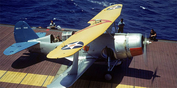 Photographie du Curtiss SBC Helldiver