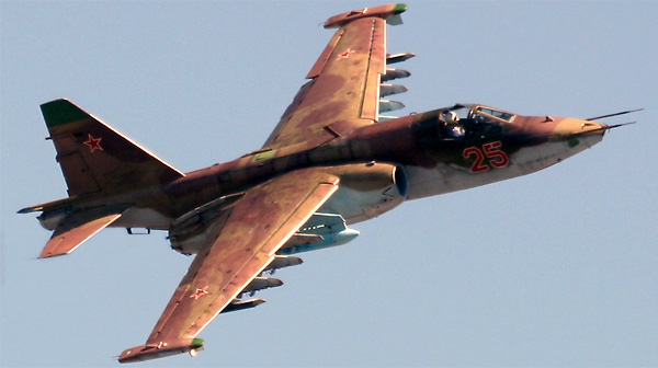 Photographie du Sukhoï Su-25 Scorpion 'Frogfoot'