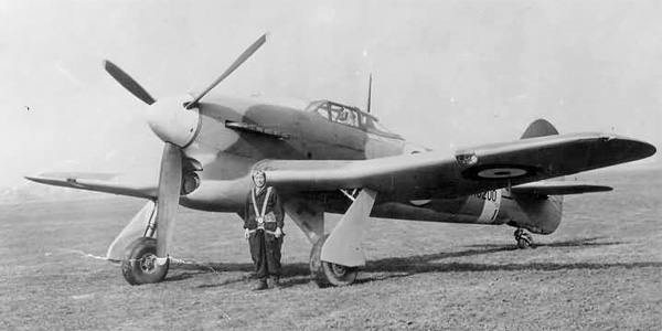 Photographie du Hawker Typhoon