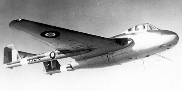 Photographie n°1 du De Havilland D.H.100 Vampire