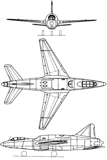Plan 3 vues du Sud-Est SE.2410 Grognard