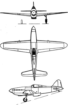 Plan 3 vues du Arsenal VG.33 
