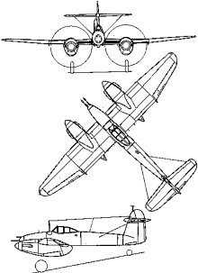 Plan 3 vues du Westland  Whirlwind