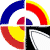 Cocarde aviation Allemagne, France, Espagne, Grande-Bretagne