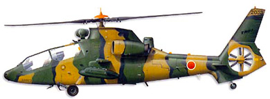 Profil couleur du Kawasaki OH-1 Ninja