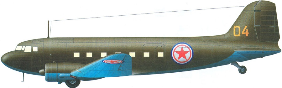 Profil couleur du Lisunov Li-2 ‘Cab’