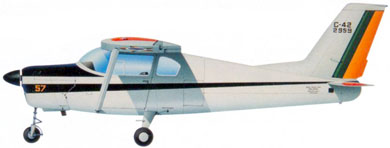 Profil couleur du Neiva U-42/C-42 Regente