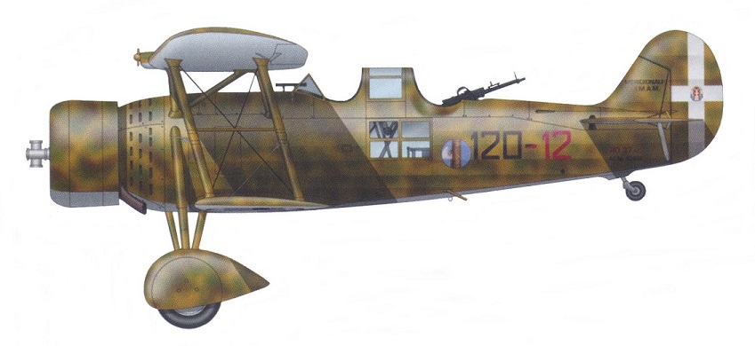 Profil couleur du Meridionali Ro.37