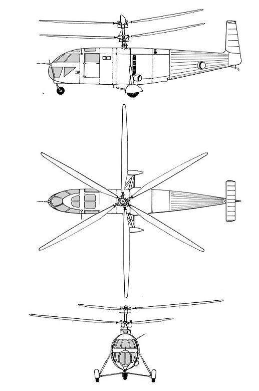 Plan 3 vues du Breguet G.11 / G.111