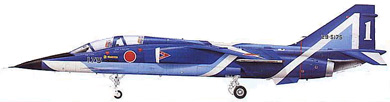 Profil couleur du Mitsubishi T-2