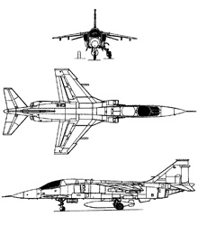 Plan 3 vues du Mitsubishi F-1