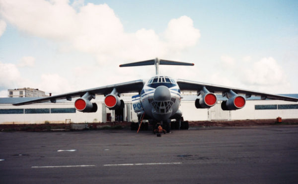 Le cargo militaire Ilyushin Il-76 aux couleurs d'Aeroflot.