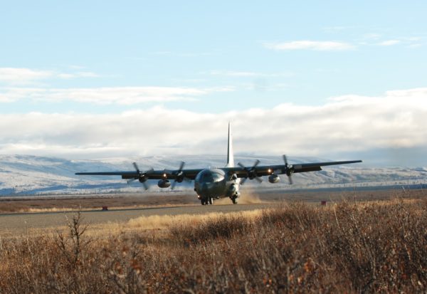 Lockheed C-130H Hercules.