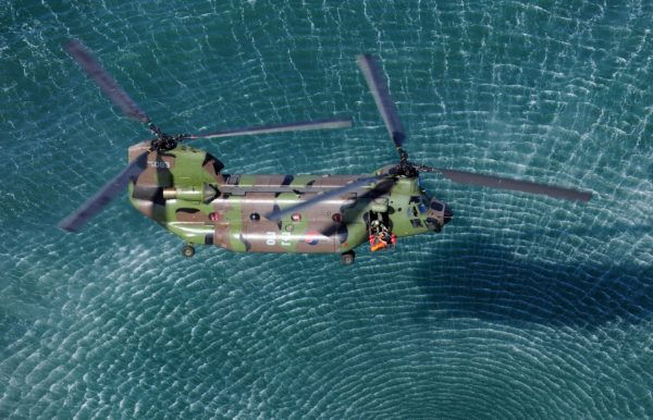 Boeing-Vertol CH-47D Chinook.