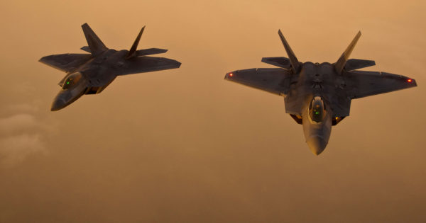 Lockheed-Martin F-22A Raptor.