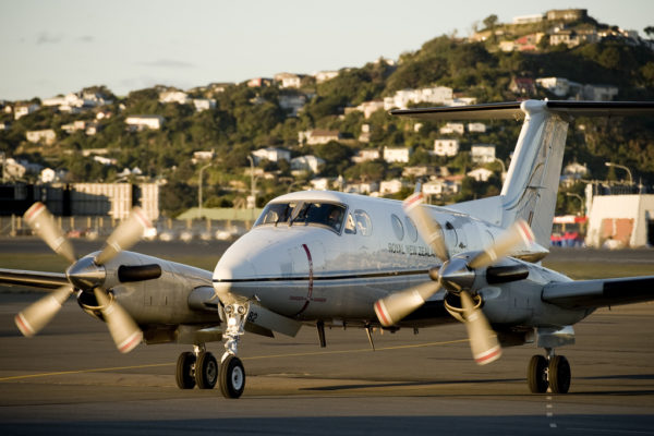 Beechcraft Super King Air 200.