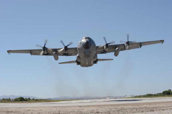 Lockheed C-130H Hercules.