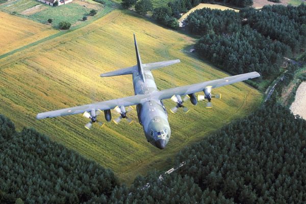 Lockheed C-130H Hercules.