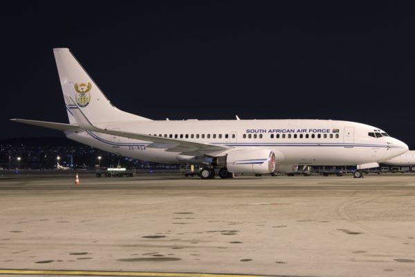 Boeing 737 BBJ.